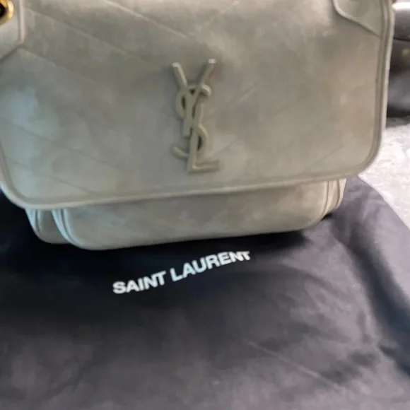 NWT!!! YSL Niki Medium Chain Bag in Sand Suede - Picture 10 of 10